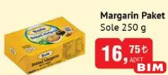 SOLE MARGARİN PAKET 250 G